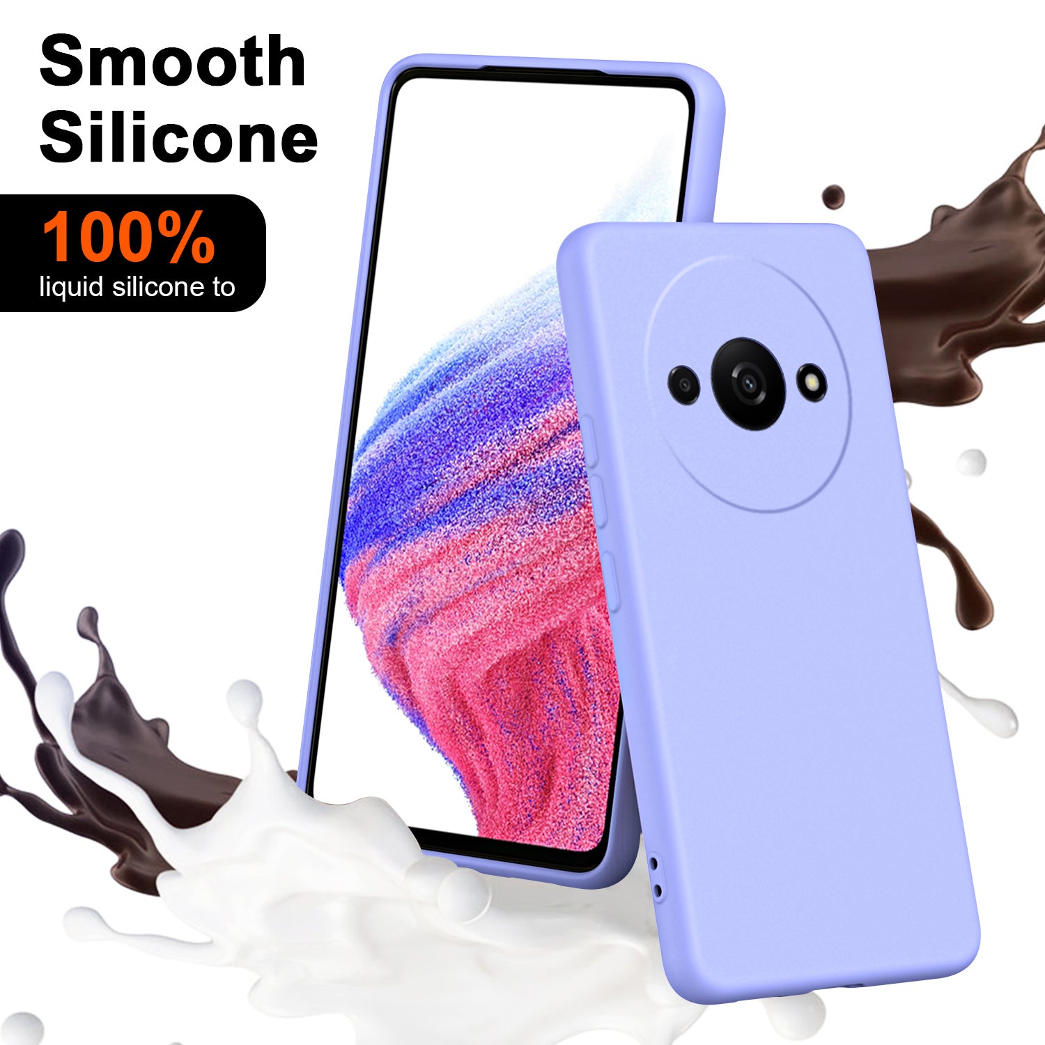 For Xiaomi Redmi A3 / Poco C61 4G Slim Case Shockproof 2.2mm TPU Phone Cover For Xiaomi Redmi A3 / Poco C61 4G Slim Case Shockproof 2.2mm TPU Phone Cover